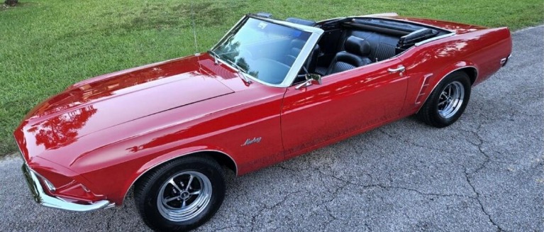 Used 1969 FORD MUSTANG  CONVERTIBLE for sale $35,500 at Cool Cars For Sale in Pompano Beach FL